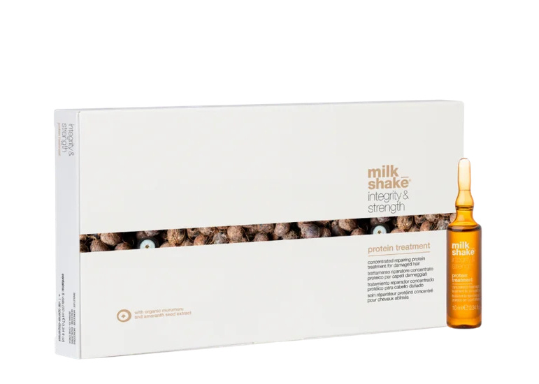 milk_shake® Integrity & Strength Protein Treatment koncentrované sérum pro poškozené vlasy s proteiny 8x10 ml