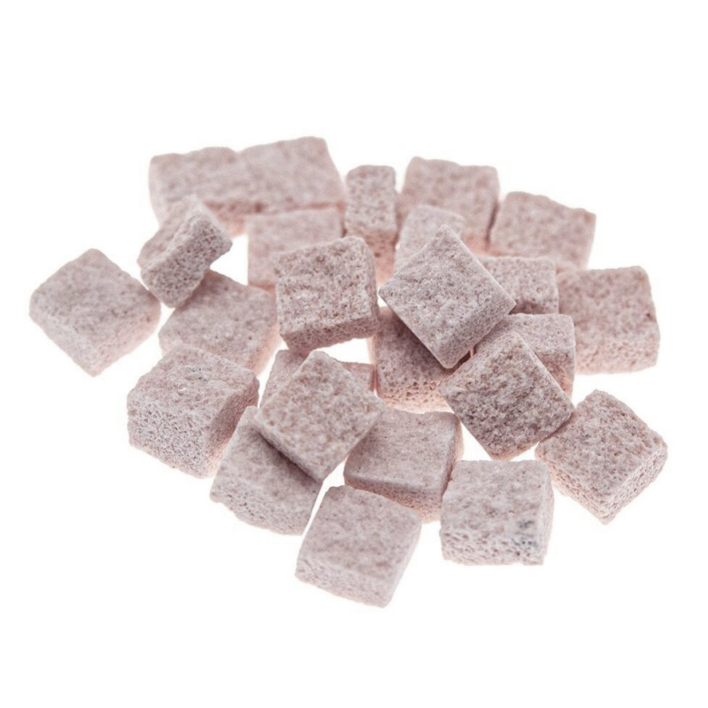 Kamínky mozaika přírodní 0,8cm (100ks) - světle růžová