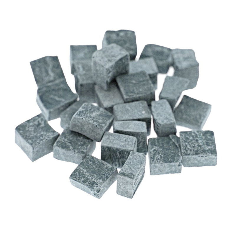 Kamínky mozaika přírodní 0,8cm (100ks) - zelená