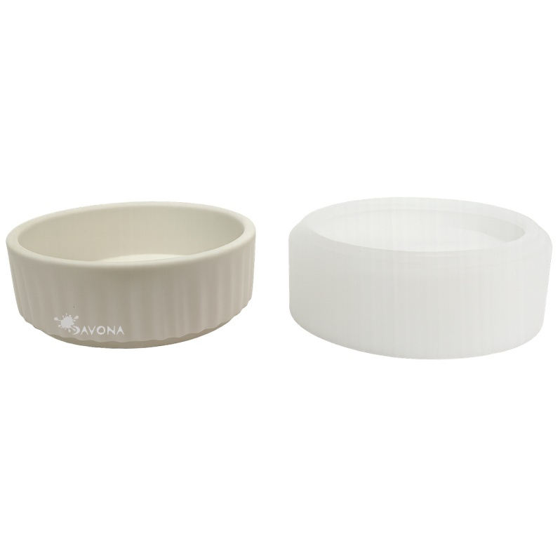 Silikonová forma na odlévání - miska s vroubkami