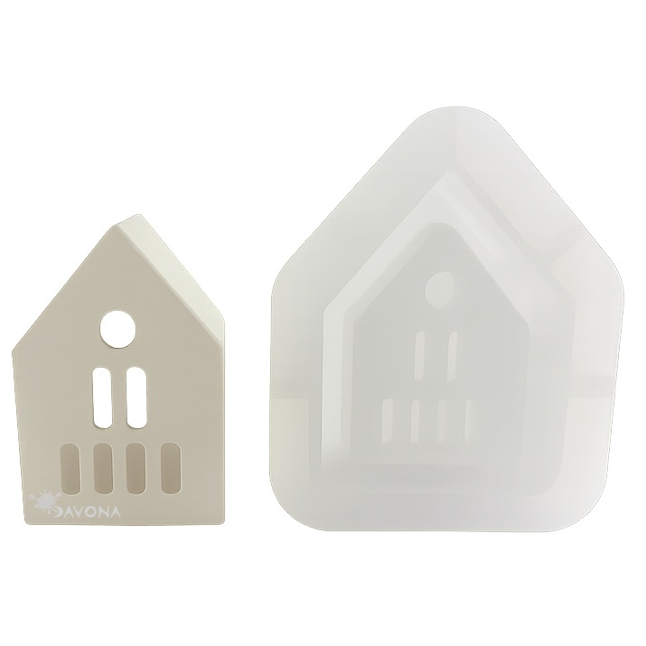 Silikonová forma na odlévání - 3D domeček