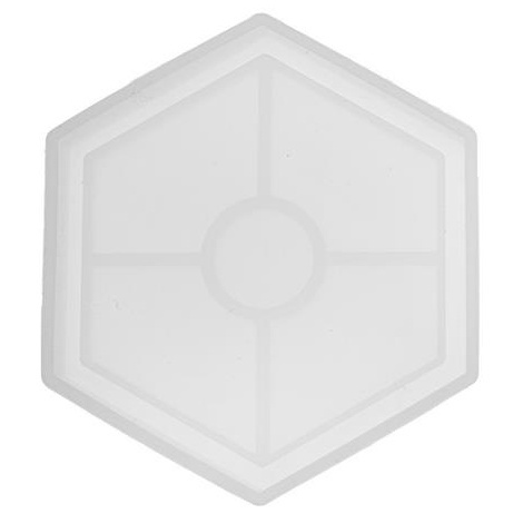 Silikonová forma na odlévání - šestiúhelník podnos