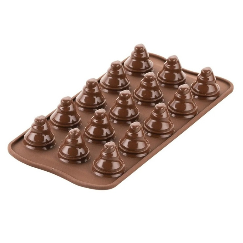Silikomart Forma na čokoládu Choco Trees 3D