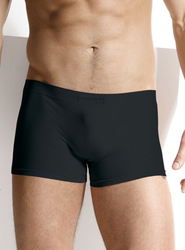 Intimidea Pánské bezešvé boxery MAN bílé Barva: Černá, Velikost L/XL