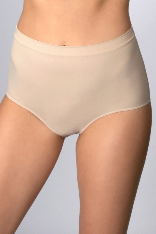 Kalhotky s vysokým pasem bezešvé Culotte maxxi Intimidea Barva: Tělová, Velikost S/M