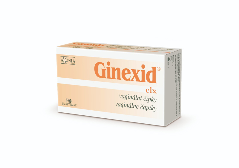 GINEXID vaginální čípky 10x2g