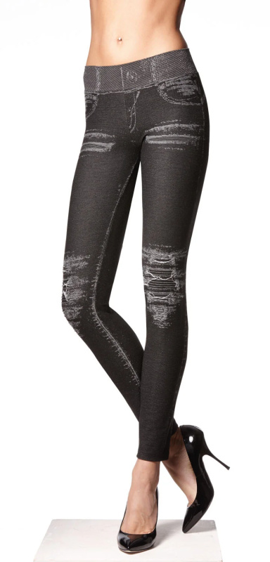 Intimidea Dámské bezešvé Jeensy SuperFIT l Barva: Dark Grey J, velikost M/L