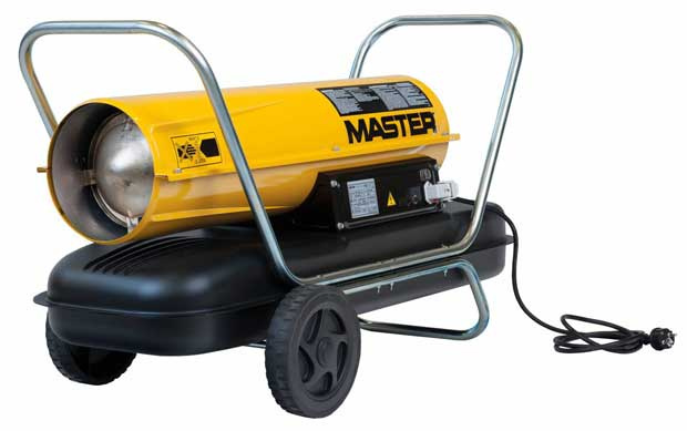 Dílenské topidlo naftové, mobilní, 29 kW - MASTER B100CED