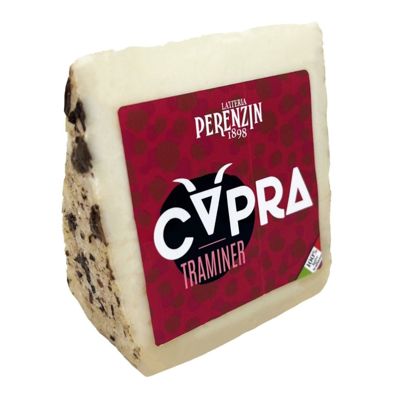 Perenzin Kozí sýr zrající v tramínových matolinách s bílým vínem