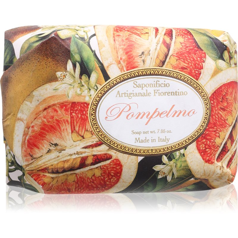 Saponificio Artigianale Fiorentino Grapefruit Scented Soap přírodní tuhé mýdlo 200 g