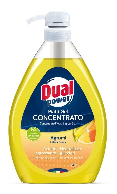 DualPower gel na nádobí 1L Citrus Ks