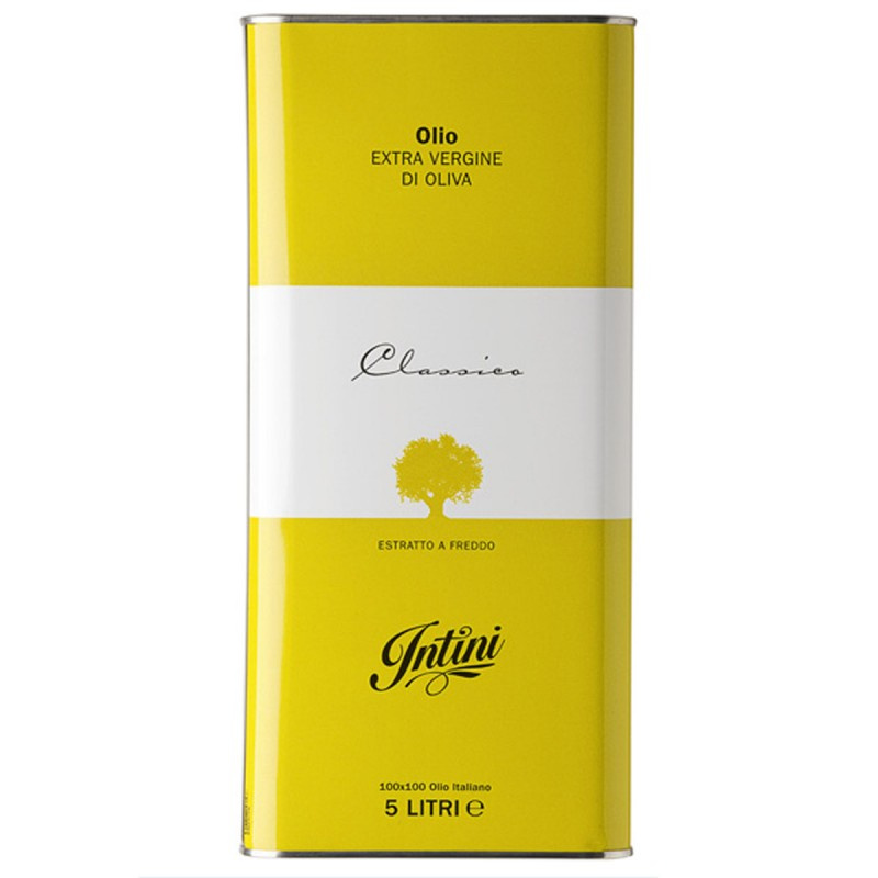 Intini (IT) Intini Classico Alberobello – Italský extra panenský olivový olej 0,21% 5l - plech