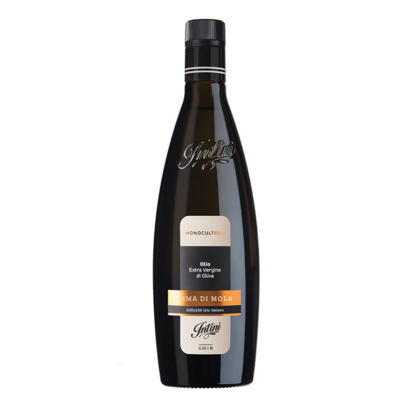 Intini (IT) Intini Cima di Mola Alberobello – Italský extra panenský olivový olej 0,26% 500 ml