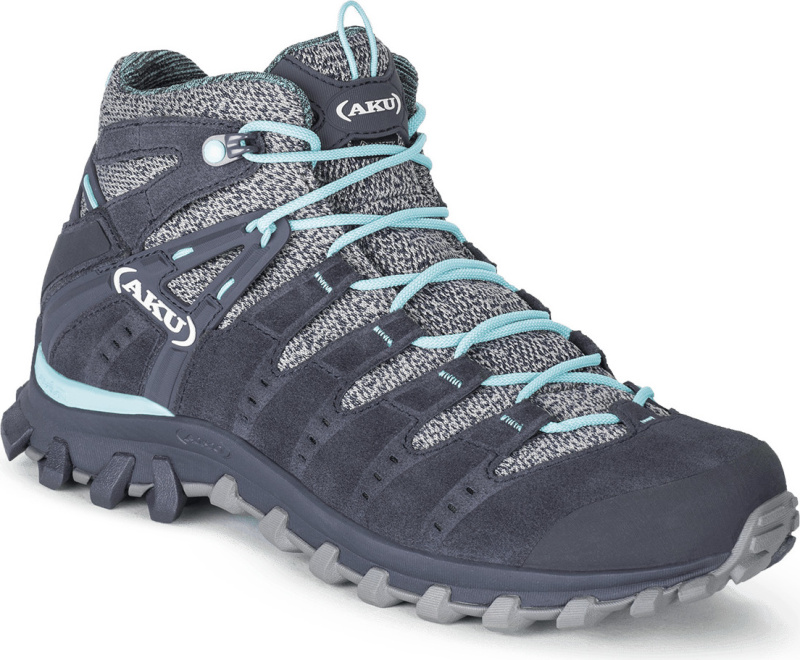 Dámské trekové boty AKU Alterra Lite GTX Mid šedo/sv. modrá Velikost: 6 (39,5)