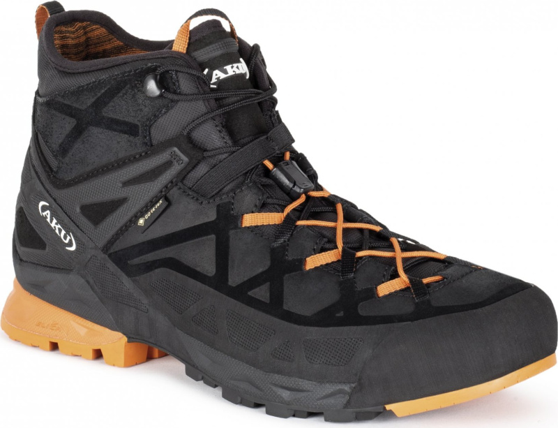 Panské trekové boty AKU ROCK DFS MID GTX Černá Velikost: 10,5 (45)
