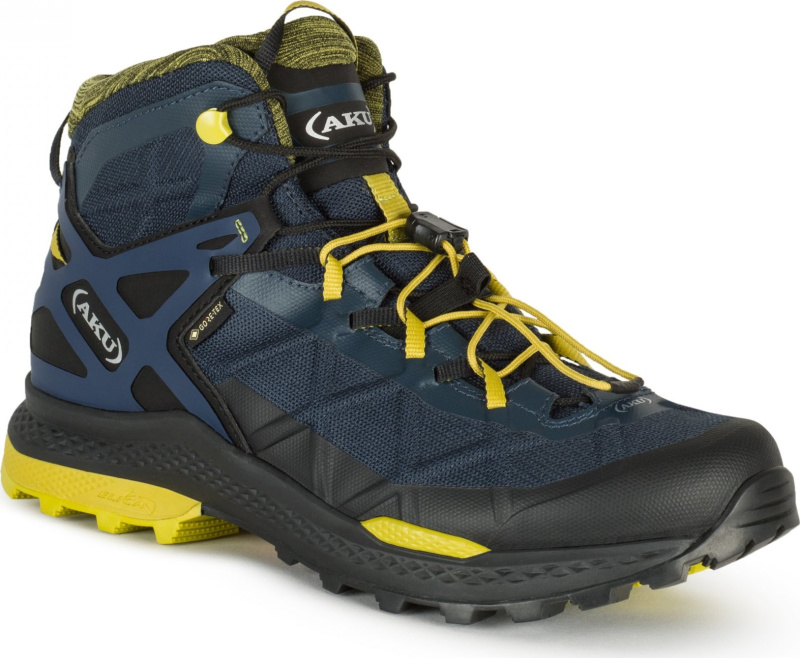 Pánské trekové boty AKU Rocket Mid Gtx modré Velikost: 8 (42)