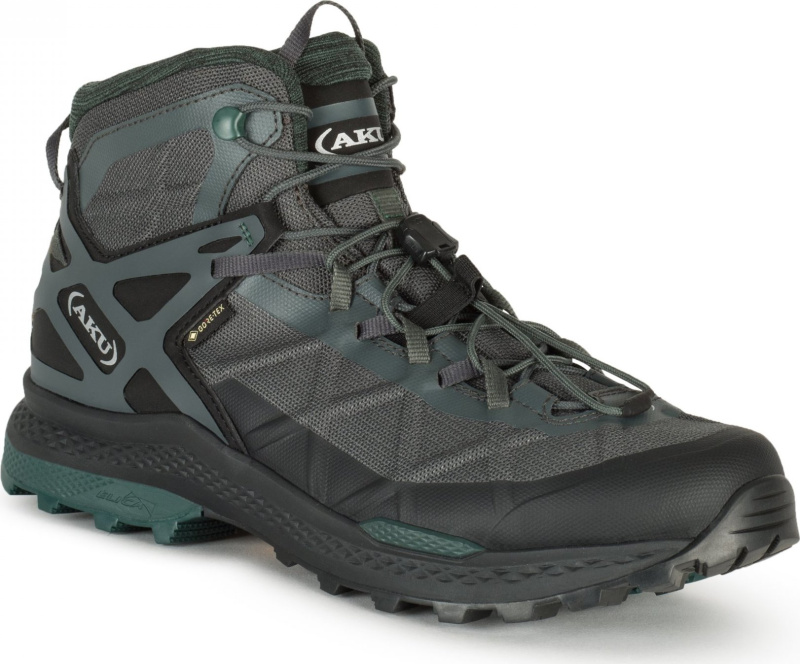 Pánské turistické boty AKU MID GTX Šedá Velikost: 9 (43)