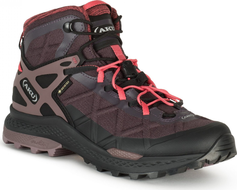 Dámské trekové boty AKU Rocket Mid gtx fialové Velikost: 6 (39,5)