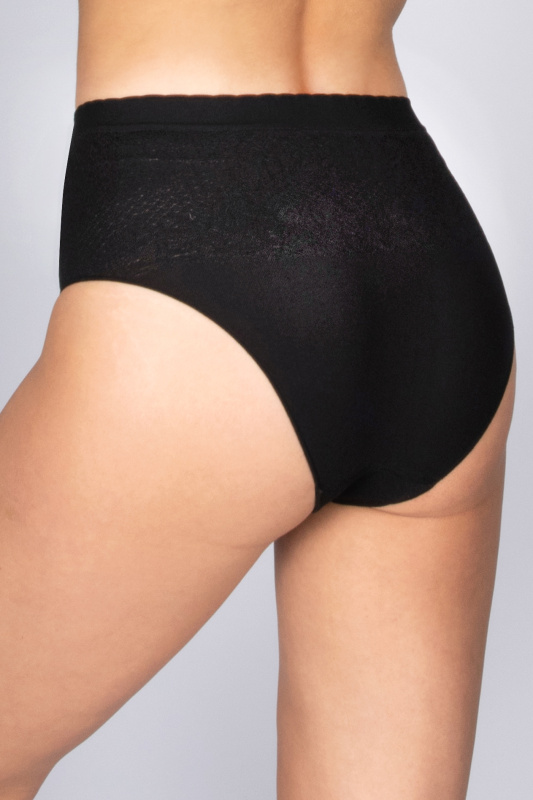 Kalhotky klasické bezešvé Setificato Light Intimidea Barva: Černá, Velikost M/L