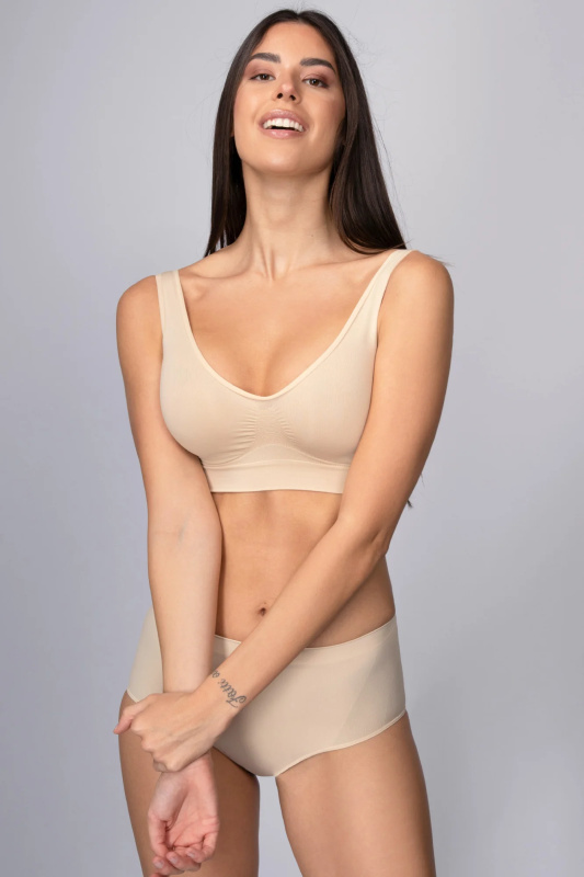 Dámská formující bezešvá podprsenka Comfortbra Bodyeffect Barva: Tělová, Velikost 4XL