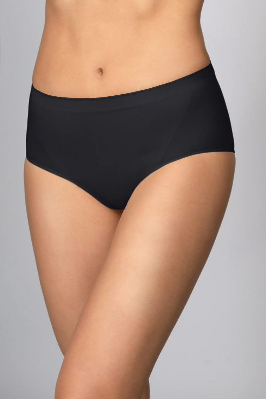 Kalhotky stahovací klasického střihu bezešvé Slip Bodyeffect Eco Barva: Černá, velikost S/M