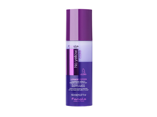 Fanola No Yellow 2 phase potion bezoplachový kondicionér pro blond a melírované vlasy 150 ml