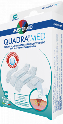 QUADRA Med Náplasti jemné 5 velikostí 40ks