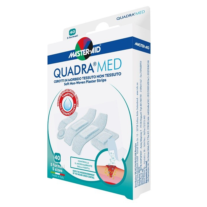 QUADRA Med Náplasti jemné 5 velikostí 40ks