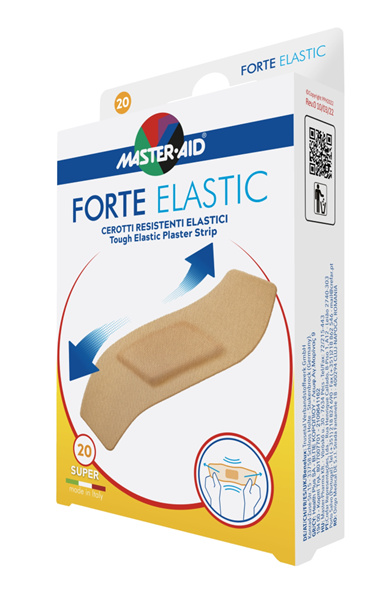 MASTER AID Forte Med Náplasti pevné voděodolné 20 kusů 2 velikosti