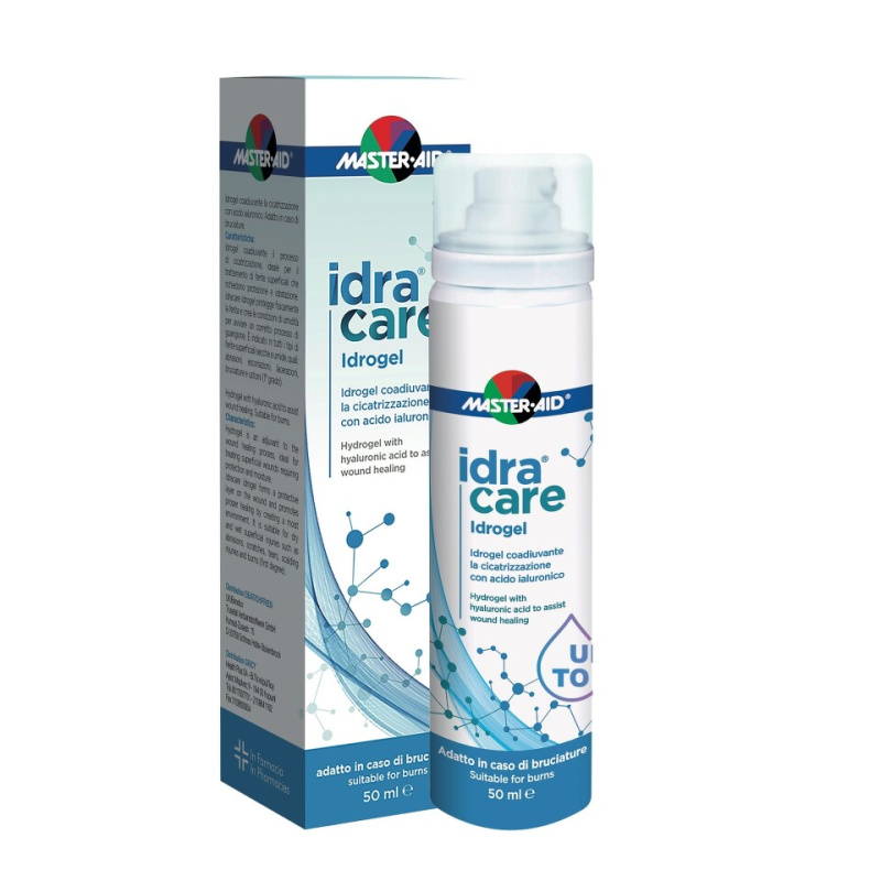 MASTER AID Idra care hydrogel k léčbě ran a popálenin 50 ml