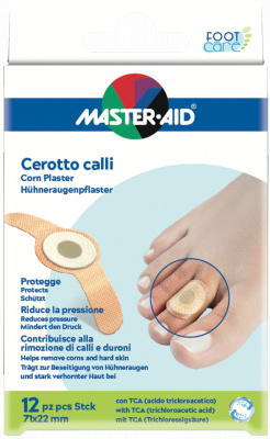 FOOT CARE Náplasti na kuří oka 12 ks