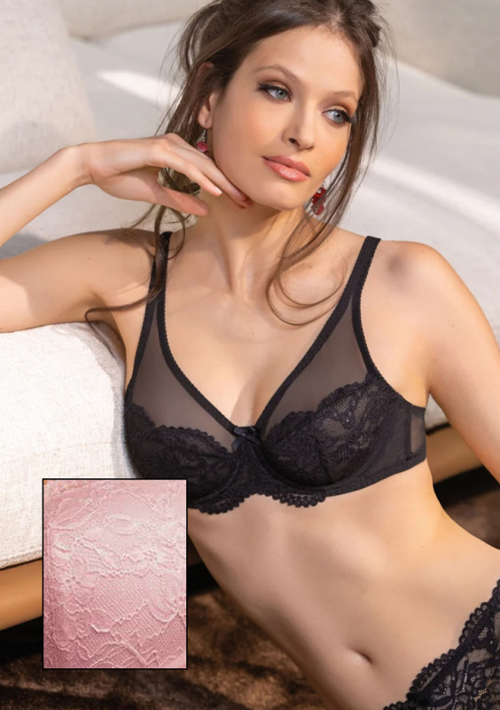 Sielei Dámská podprsenka Siélei 7850 Barva: Růžová - světle, Velikost: 85C