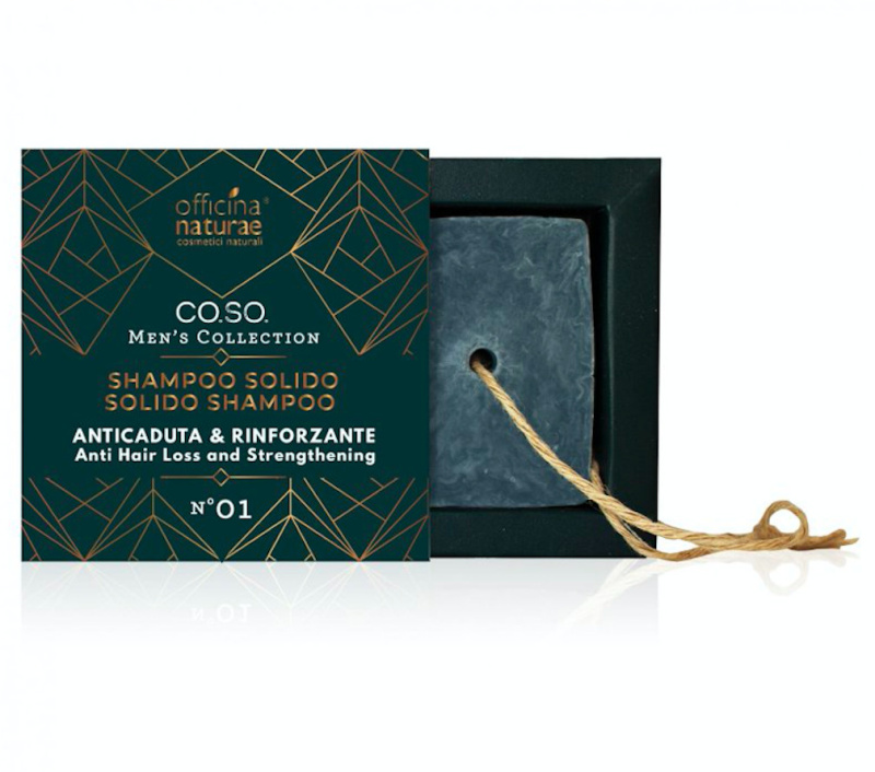 Officina Naturae Pánský tuhý šampon proti vypadávání vlasů N°01, 50 g