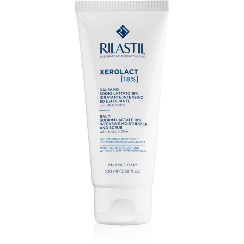 Rilastil Xerolact 18% Sodium Lactate zjemňující balzám na zrohovatělou pokožku 100 ml