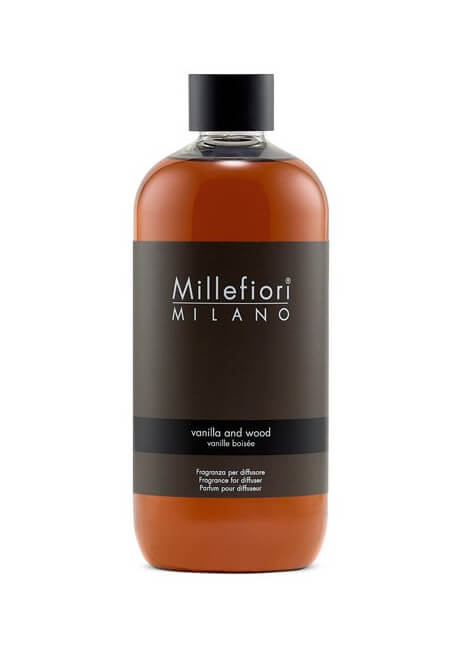 Millefiori Milano Vanilla & Wood náplň do aroma difuzérů 500 ml