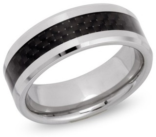 Prsten SECTOR JEWELS model Carbon SLI73027, velikost 27