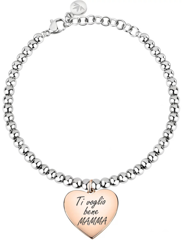 Morellato Bicolor kuličkový náramek se srdíčkem SOR21