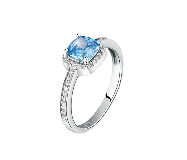 Morellato Třpytivý stříbrný prsten se zirkony Tesori SAIW1140 54 mm