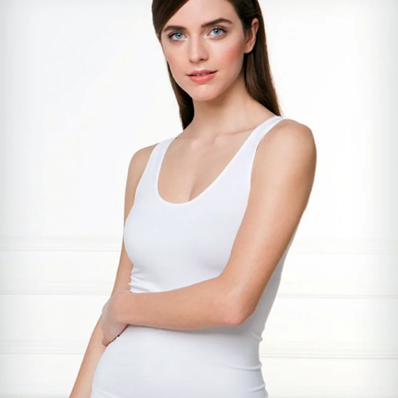 Bezešvá košilka Bellissima 053 Barva: Bílá, Velikost: L/XL