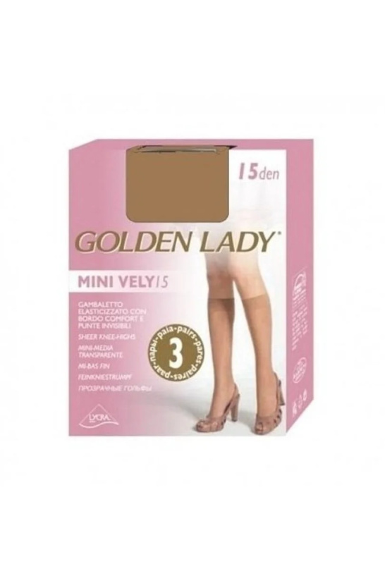 Dámské podkolenky MINI VELY (3 PARY) nero UNI