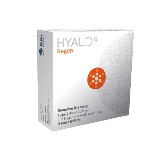 HYALO4 REGEN 5 STERILNÍCH POLŠTÁŘKŮ 5X5 CM
