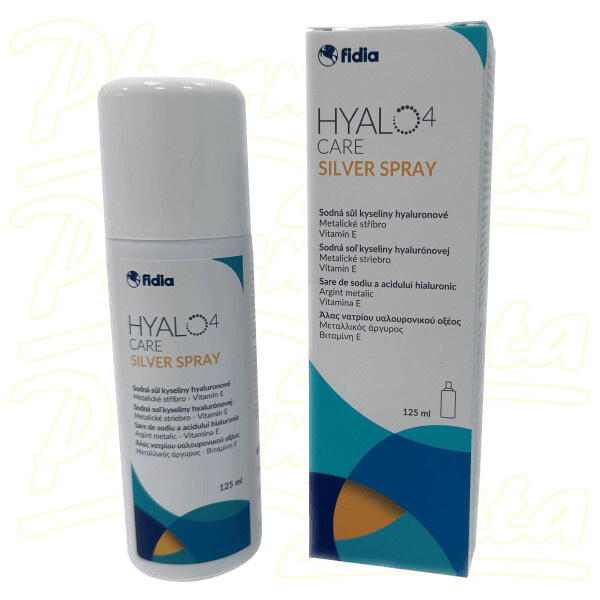HYALO4 CARE Silverspray suspenzní sprej s kyselinou hyaluronovou k ošetřen