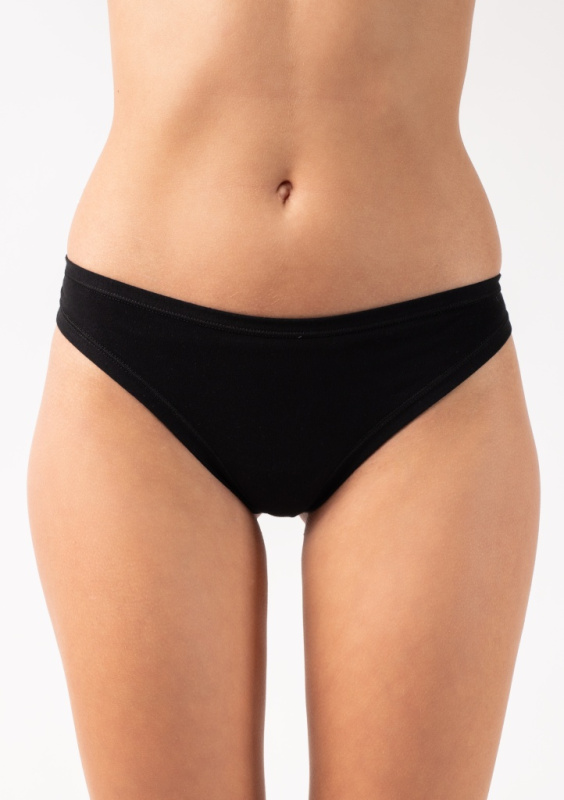 Bavlněná tanga Lovelygirl 1658 S Černá