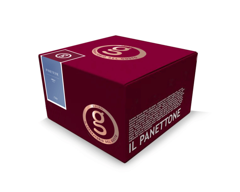 Golosi Panettone Milano tradiční bez polevy (BOX) 750g