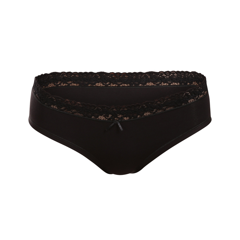 Bavlněné kalhotky Lovelygirl 8309 Barva: Černá, Velikost: XL