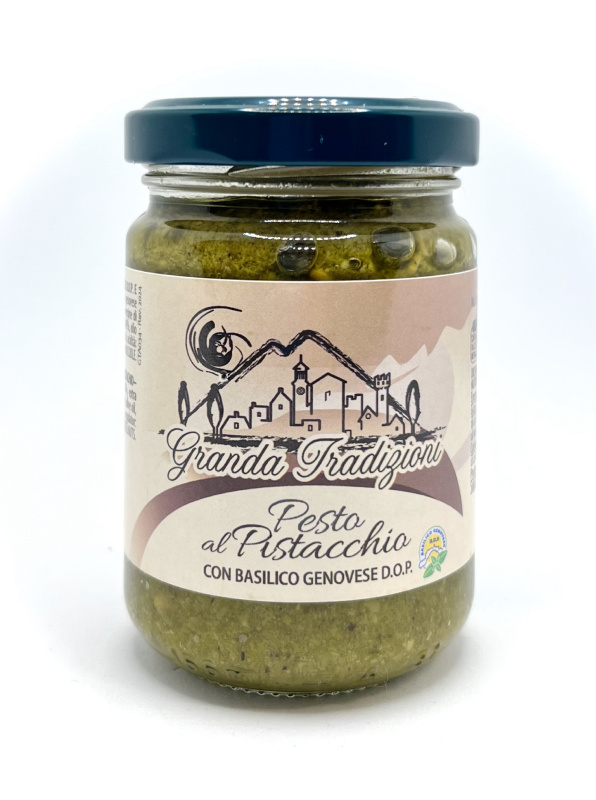 Granda Tradizioni Pesto Genovese s pistáciemi (Pistacchio con Basilico Genovese) 130g