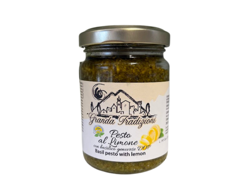 Granda Tradizioni Pesto s bazalkovou Genovese DOP a citronem (Pesto al Limone) 130g