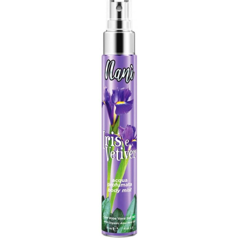 Naní Tělový sprej Iris & Vetiver Body Mist 75 ml