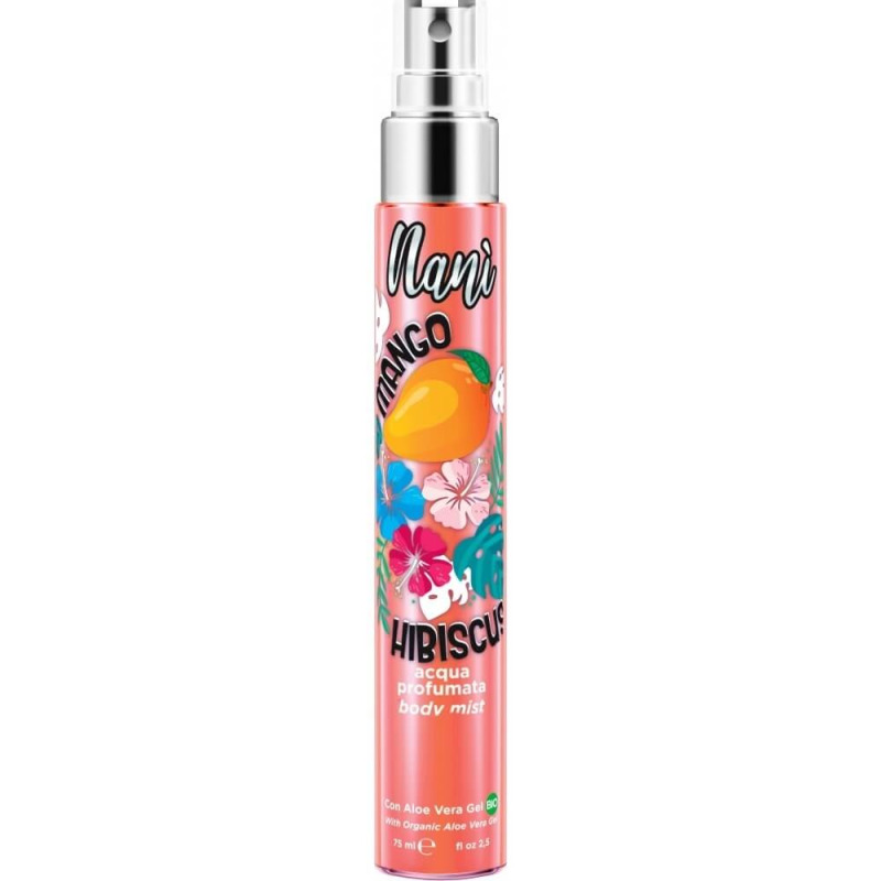 Naní Tělový sprej Mango & Hibiscus Body Mist 75 ml