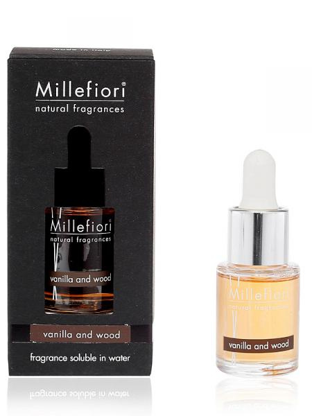 Millefiori Milano Vanilla & Wood vonný olej 15 ml